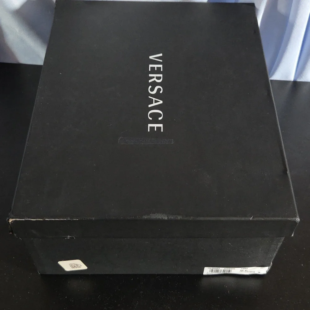 Versace Red and Gold Slides Unisex Full Inclusion - Picture 8 of 9